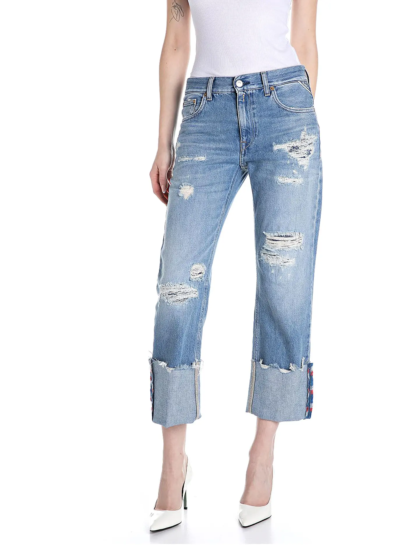 REPLAY | Jeans Straight Fit 7/8 AKEME | 
